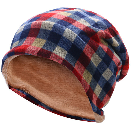 rid Cotton Thickening Velvet Beanies 