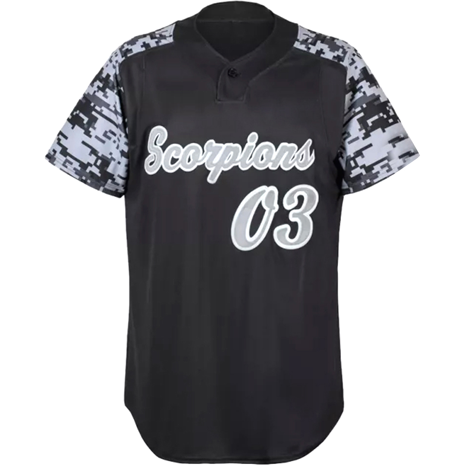 Camo Sleeve Printed Baseball Uniforms