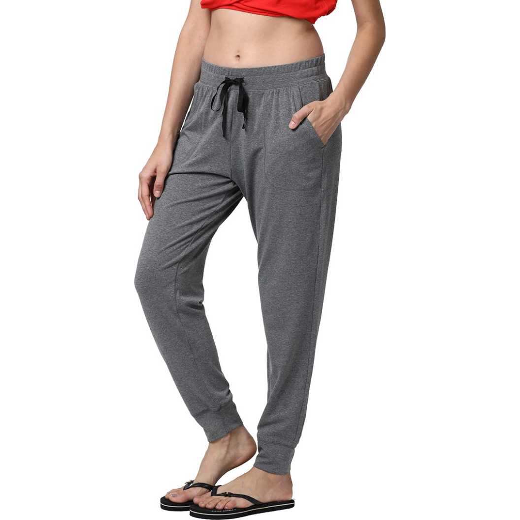 Solid Grey Jog Pants